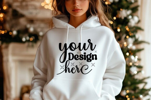 Christmas 18000 Women Hoodie Mockup 131: A Graphic Asset for Product Mockups