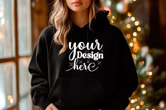 Christmas 18000 Women Hoodie Mockup 36 - A Versatile Graphics Asset for Product Mockups