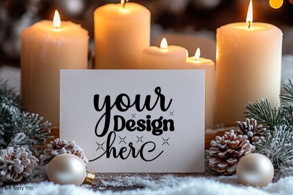 Christmas Card Mockup 31 Review for Embroidery Projects