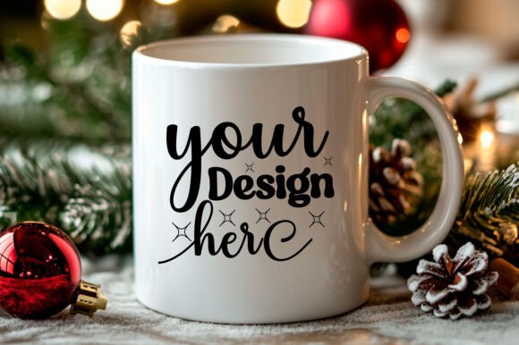 Christmas Mug Mockup Jpg Mockup 7 for Product Mockups and Graphics