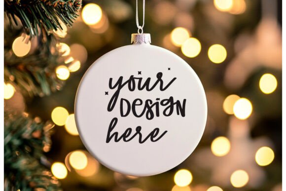 Christmas Ornaments Mockup 1 for Product Mockups and Graphics