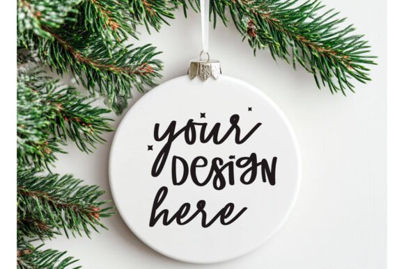 Christmas Ornaments Mockup 25 - Product Mockups for Handmade Creators