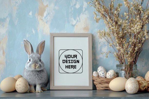 Easter Frame Mockup for Product Mockups and Graphics