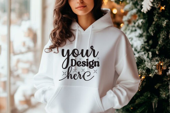 Gildan 18500 Hoodie Mockup 36 for Product Mockups and Graphics