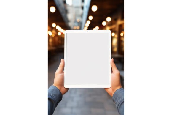 Ipad Tablet Mockup White Border - Product Mockups Graphics