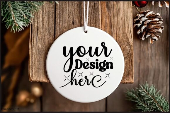 Round Christmas Ornament Mockup 63 Review