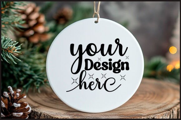 Round Christmas Ornament Mockup 80 Review
